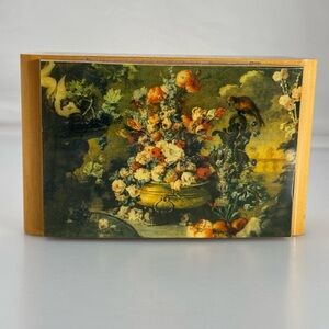 Floral Art Wooden Box